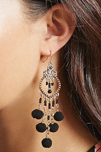 Beaded Chandelier Earrings