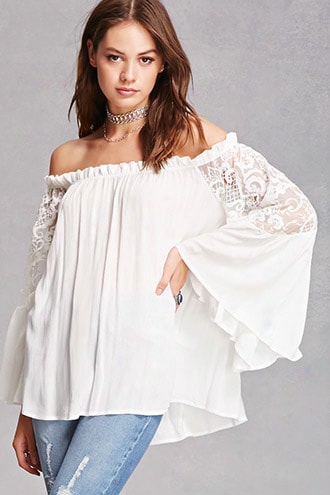 Billowy Off-the-shoulder Top