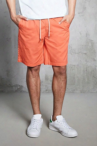 Canvas Drawstring Shorts