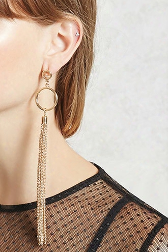 Chain Fringe Duster Earrings