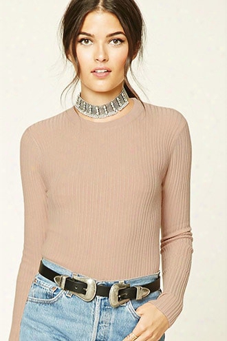 Contemporary Ribbed Sweater