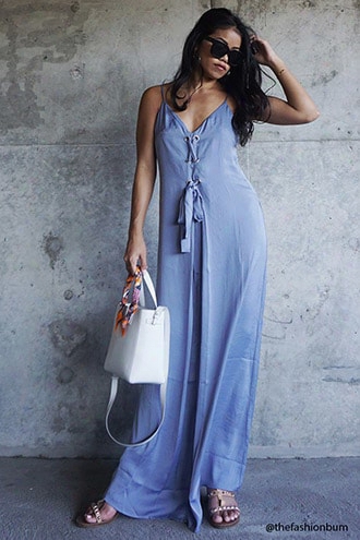 Contemporary Satin Maxi Dress