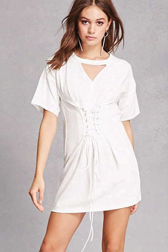 Corset T-shirt Dress