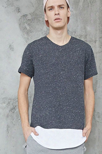 Cotton-blend Layered Tee