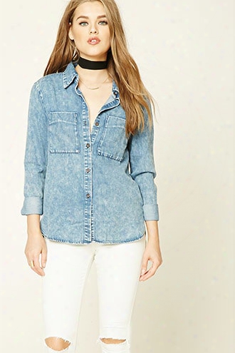 Denim Longline Shirt