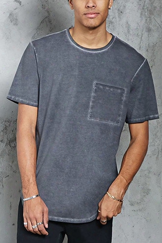 Faded Wash Pocket Tee