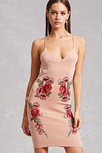 Floral Bodycon Cami Dress