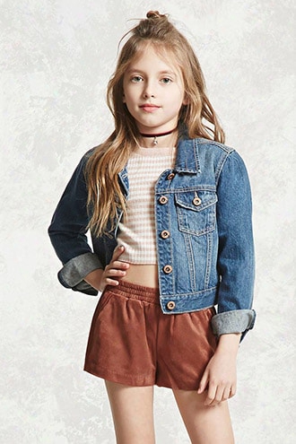 Girls Faux Suede Shorts (kids)