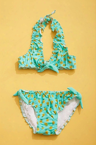 Girls Pineapple Swim Set( Kids)