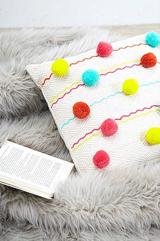 Karma Living Pom Pom Pillow