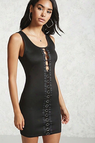 O-ring Cutout Dress