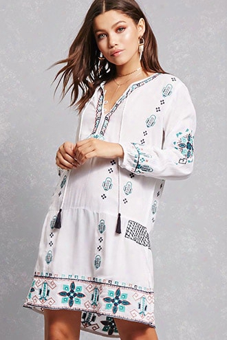 Raj Embroidered Kaftan Tunic