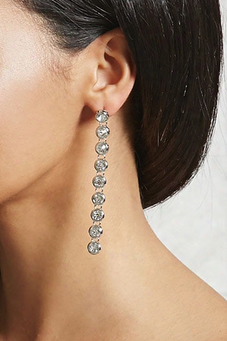 Rhinestone Drop Earrings