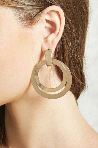 Round Cutout Earrings