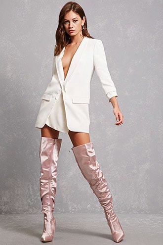 Satin Over-the-knee Boots