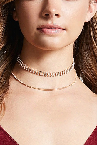 Snake Chain Choker Set