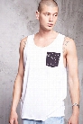 Paint Splatter Pocket Tank Top