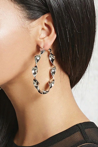 Twisted Hoop Earrings