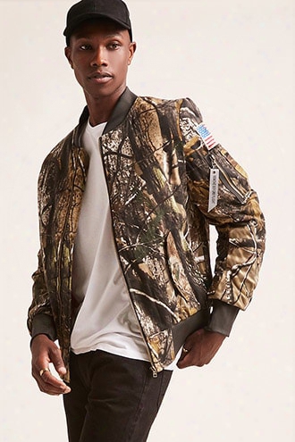 American Stitch Camo Bomber Jacket