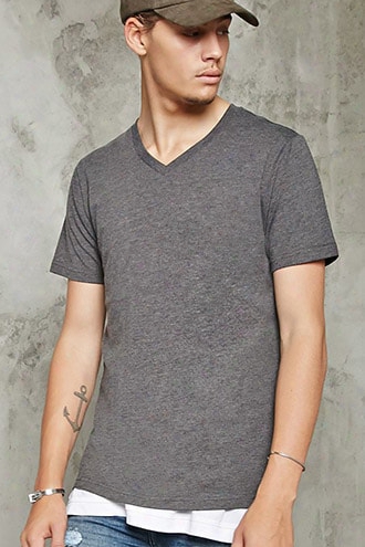 Basic Heathered Tee