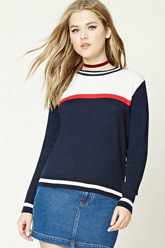 Colorblock Stripe Sweater