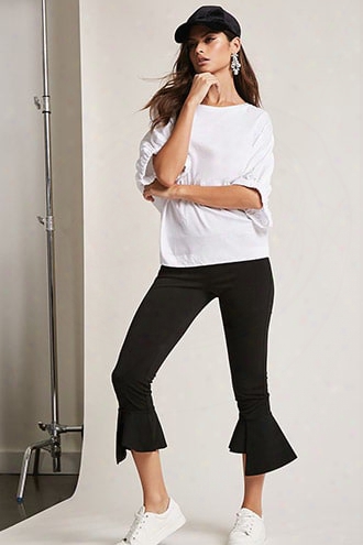 Cropped Flared Pants