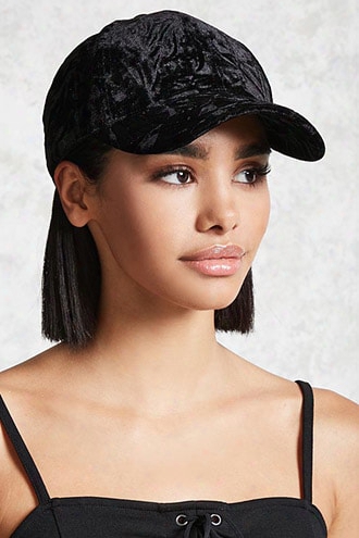 Crushed Velvet Baseball Cap