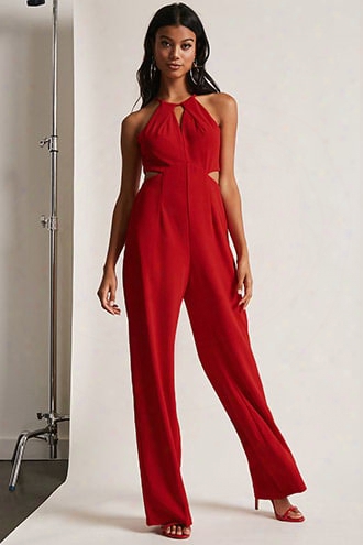 Cutout Wide-leg Jumpsuit