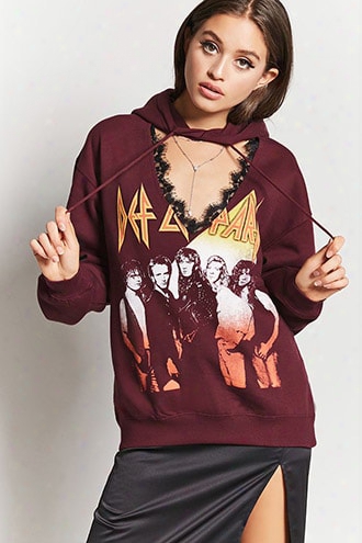 Def Leppard Cutout Sweatshirt