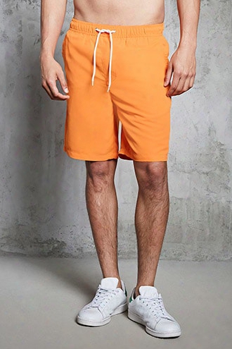 Drawstring Swim Trunks