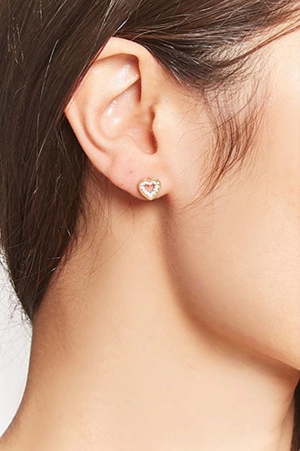 Heart Cutout Stud Earrings