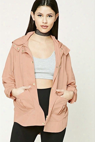 Hooded Drawstring Jacket