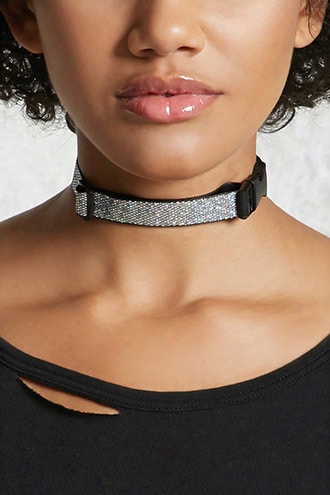 Iridescent Push-lock Choker