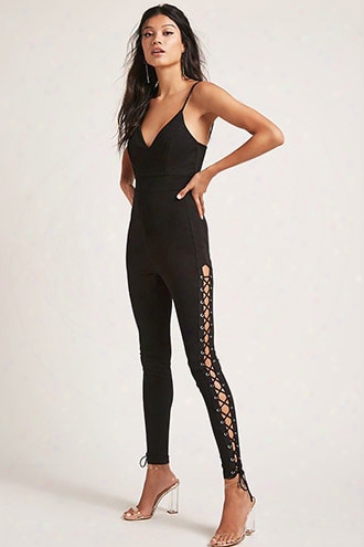 Lace-up Jumpsuit