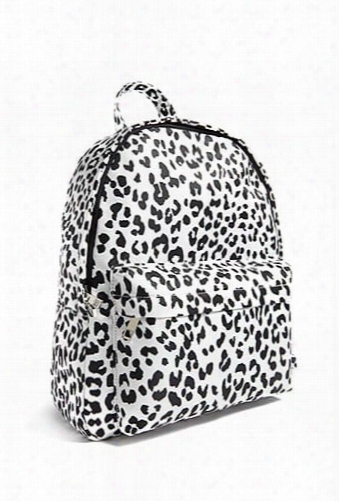 Leopard Print Backpack