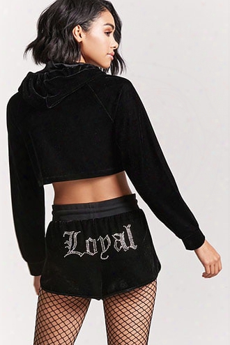 Loyal Sequin Velvet Shorts