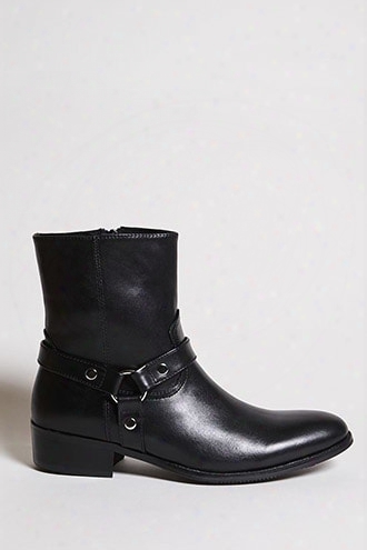 Men Foundation Horsebit Boots