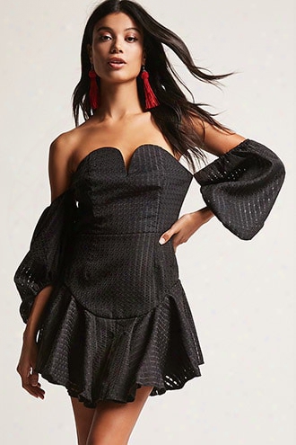 Off-the-shoulder Mini Dress