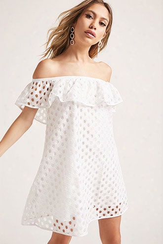 Off-the-shoulder Swing Dress