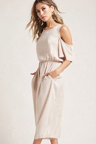 Open-shoulder Culotte Jumpsuit