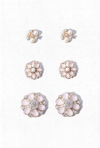 Ornate Stud Earring Set