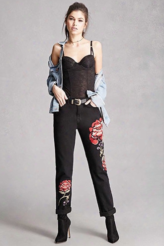 Pixie And Diamond Floral Jeans