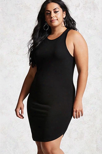 Plus Size Bodycon Tank Dress