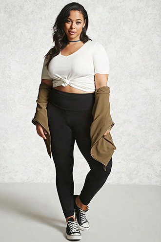 Plus Size High-waist Leggings