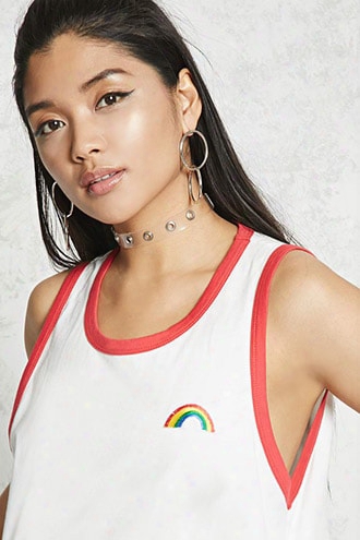 Rainbow Patch Tank Top