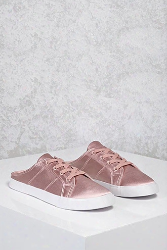 Satin Slip-on Sneakers