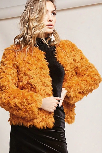 Shaci Boxy Faux Fur Jacket