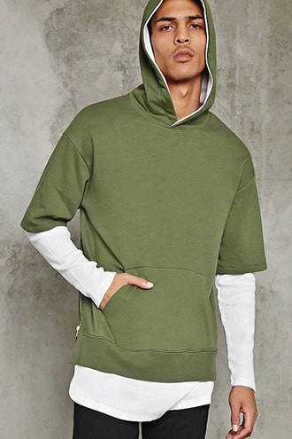 Thermal-underlay Twofer Hoodie