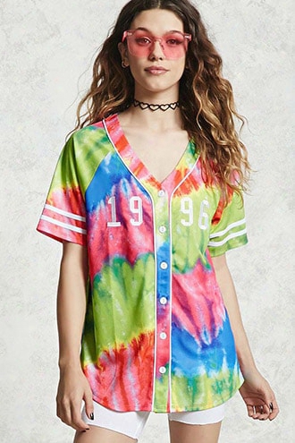 Tie-dye Baseball Jersey