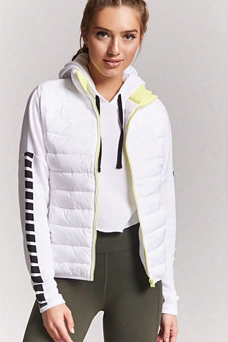 Active Contrast Puffer Vest